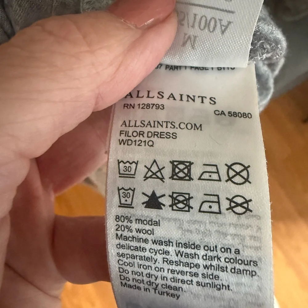 All Saints Heather Gray Dress - Picture 13 of 13